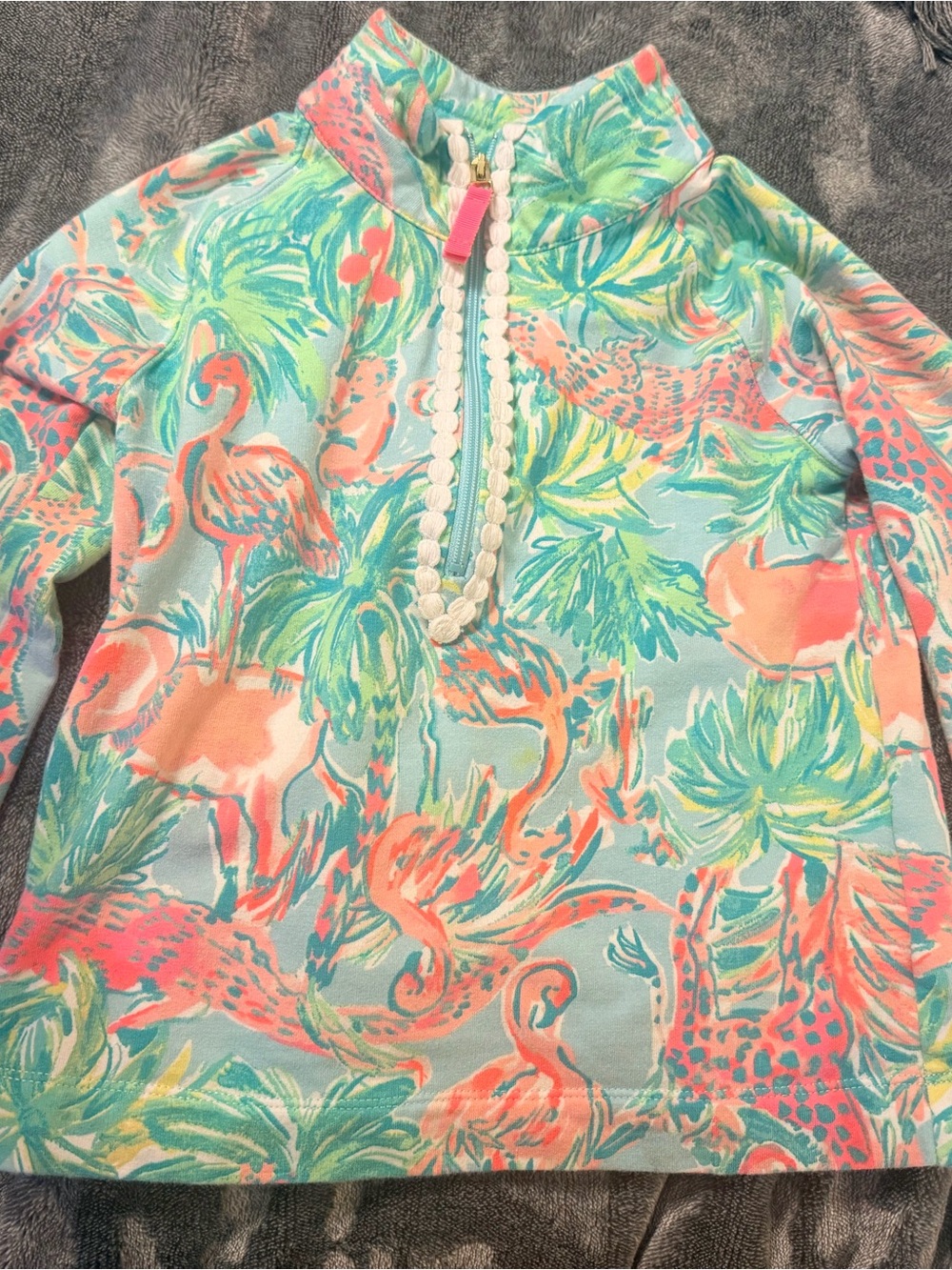 Lilly Pulitzer Girls Zipper Pullover